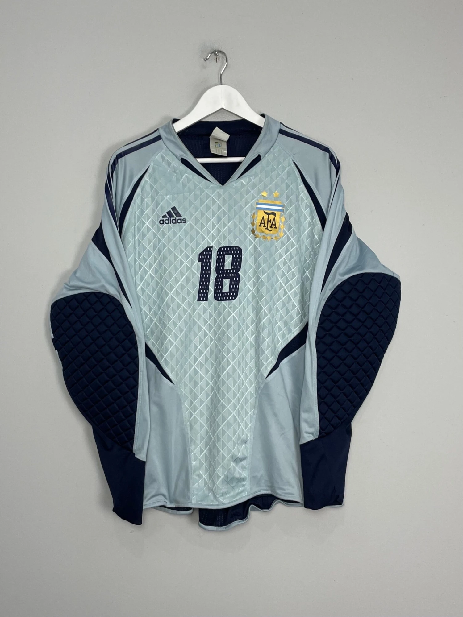 2004/05 ARGENTINA LUX #18 *PLAYER ISSUE* GK SHIRT (M) ADIDAS(2004 05 Argentina Lux 18 Player Issue Gk Shirt M Adidas65) 3 2004/05 ARGENTINA LUX #18 *PLAYER ISSUE* GK SHIRT (M) ADIDAS(2004 05 Argentina Lux 18 Player Issue Gk Shirt M Adidas65)