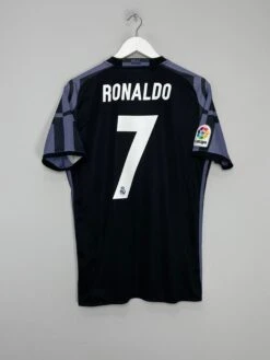 2016/17 REAL MADRID RONALDO #7 THIRD SHIRT (M) ADIDAS(2016 17 Real Madrid Ronaldo 7 Third Shirt M Adidas244)
