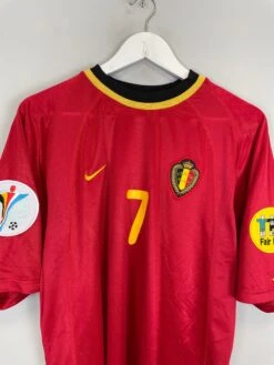UMBRO 2000/02 BELGIUM WILMOTS #7 HOME SHIRT (S) NIKE(2000 02 Belgium Wilmots 7 Home Shirt S Nike3463) -Cultkits Shop IMG 7358 3ef32e0c 6273 436a a093 b0aaed50cb63