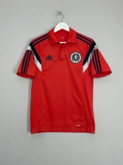2014/15 SCOTLAND POLO SHIRT (M) ADIDAS(2014 15 Scotland Polo Shirt M Adidas12)