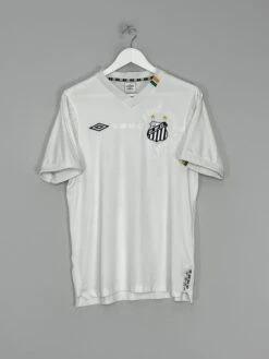 2011/12 SANTOS #10 HOME SHIRT (M) UMBRO(2011 12 Santos 10 Home Shirt M Umbro432)