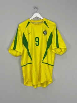 2002/04 BRAZIL RONALDO #9 HOME SHIRT (XL) NIKE(2002 04 Brazil Ronaldo 9 Home Shirt Xl Nike133) -Cultkits Shop IMG 7766 e1309e8b 352f 4144 a346 2e457ce783ed