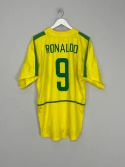 2002/04 BRAZIL RONALDO #9 HOME SHIRT (XL) NIKE(2002 04 Brazil Ronaldo 9 Home Shirt Xl Nike133)