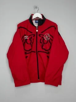 1995/96 AJAX TRACK JACKET (M) UMBRO(1995 96 Ajax Track Jacket M Umbro1442)