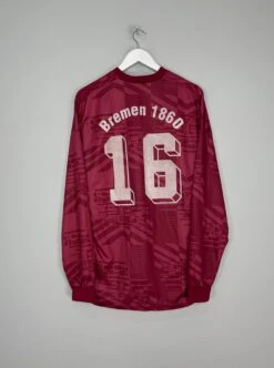 1992 BREMEN 1860 #16 L/S HOME SHIRT (XL) UMBRO(1992 Bremen 1860 16 L S Home Shirt Xl Umbro) -Cultkits Shop IMG 8008 7a490558 3759 4932 87a6 3338a80e9b18