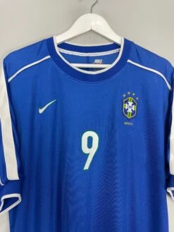 1998/00 BRAZIL RONALDO #9 AWAY SHIRT (XL) NIKE(1998 00 Brazil Ronaldo 9 Away Shirt Xl Nike474) -Cultkits Shop IMG 8045 5838a078 a50b 4b73 b04c 93c35b527487