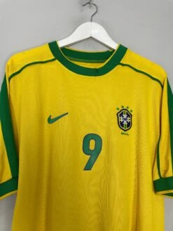 1998/00 BRAZIL RONALDO #9 HOME SHIRT (L) NIKE(1998 00 Brazil Ronaldo 9 Home Shirt L Nike5634) -Cultkits Shop IMG 8609 097b625c 1ec7 49e3 b9b2 9cce856db3a6