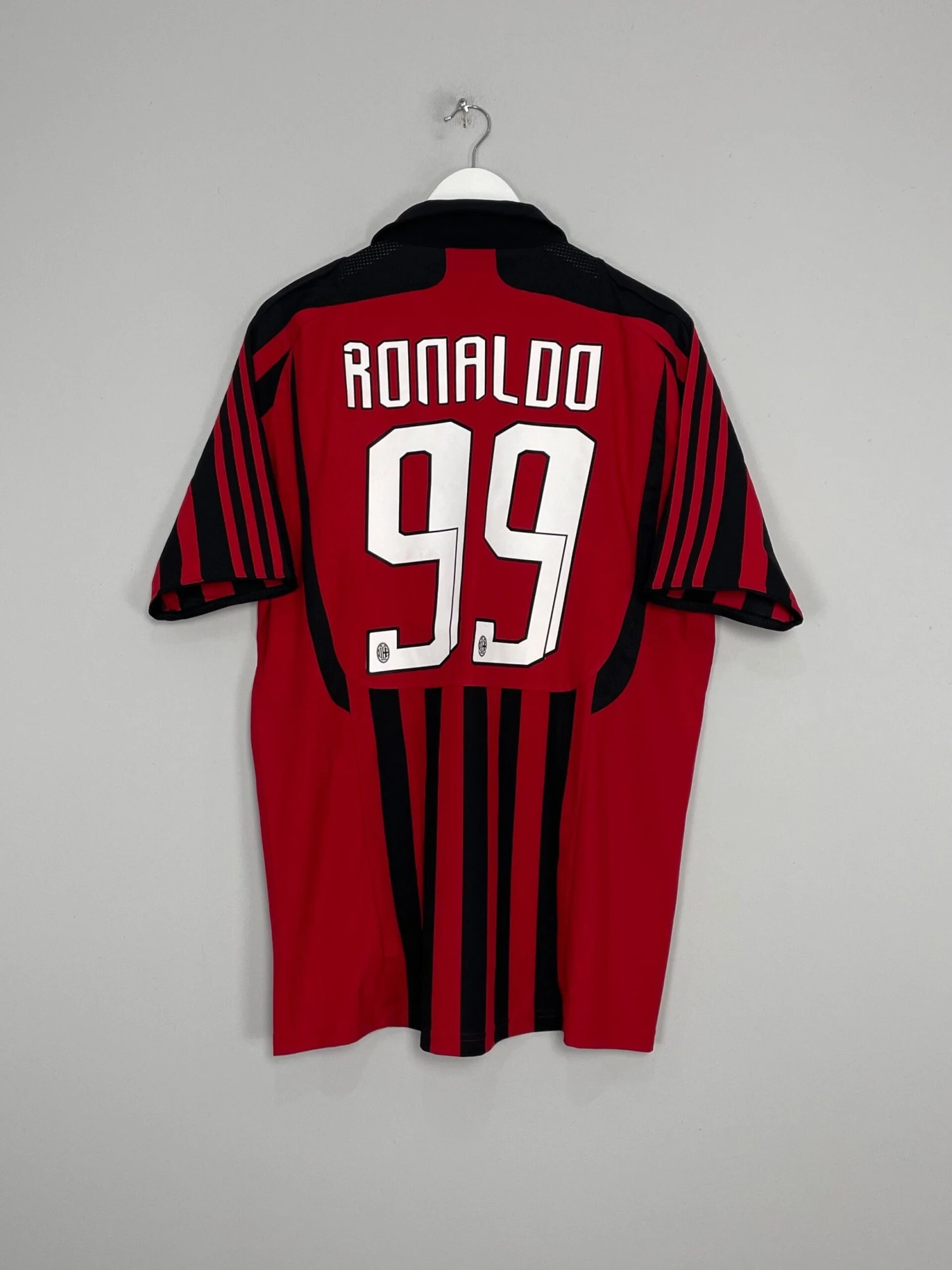 2007/08 AC MILAN RONALDO #99 HOME SHIRT (L) ADIDAS(2007 2008 Ac Milan Ronaldo 99 Home Shirt L Adidas) 3 2007/08 AC MILAN RONALDO #99 HOME SHIRT (L) ADIDAS(2007 2008 Ac Milan Ronaldo 99 Home Shirt L Adidas)