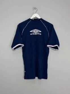2002 ENGLAND TRAINING SHIRT (XL) UMBRO(2000s England Training Shirt Xl Umbro4) -Cultkits Shop IMG 8681
