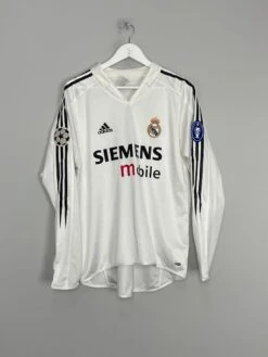 2004/05 REAL MADRID RONALDO #9 C/L L/S HOME SHIRT (M) ADIDAS(2004 05 Real Madrid Ronaldo 9 C L L S Home Shirt M Adidas66) -Cultkits Shop IMG 8692 fe55663e 34d0 4734 900a 210b90d1050e