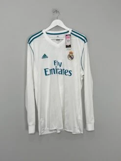 2017/18 REAL MADRID RONALDO #7 *BNWT* L/S HOME SHIRT (XL) ADIDAS(2017 18 Real Madrid Ronaldo 7 Bnwt L S Home Shirt Xl Adidas231) -Cultkits Shop IMG 8751 a529186c 820e 4c27 8833 100de3c11d17
