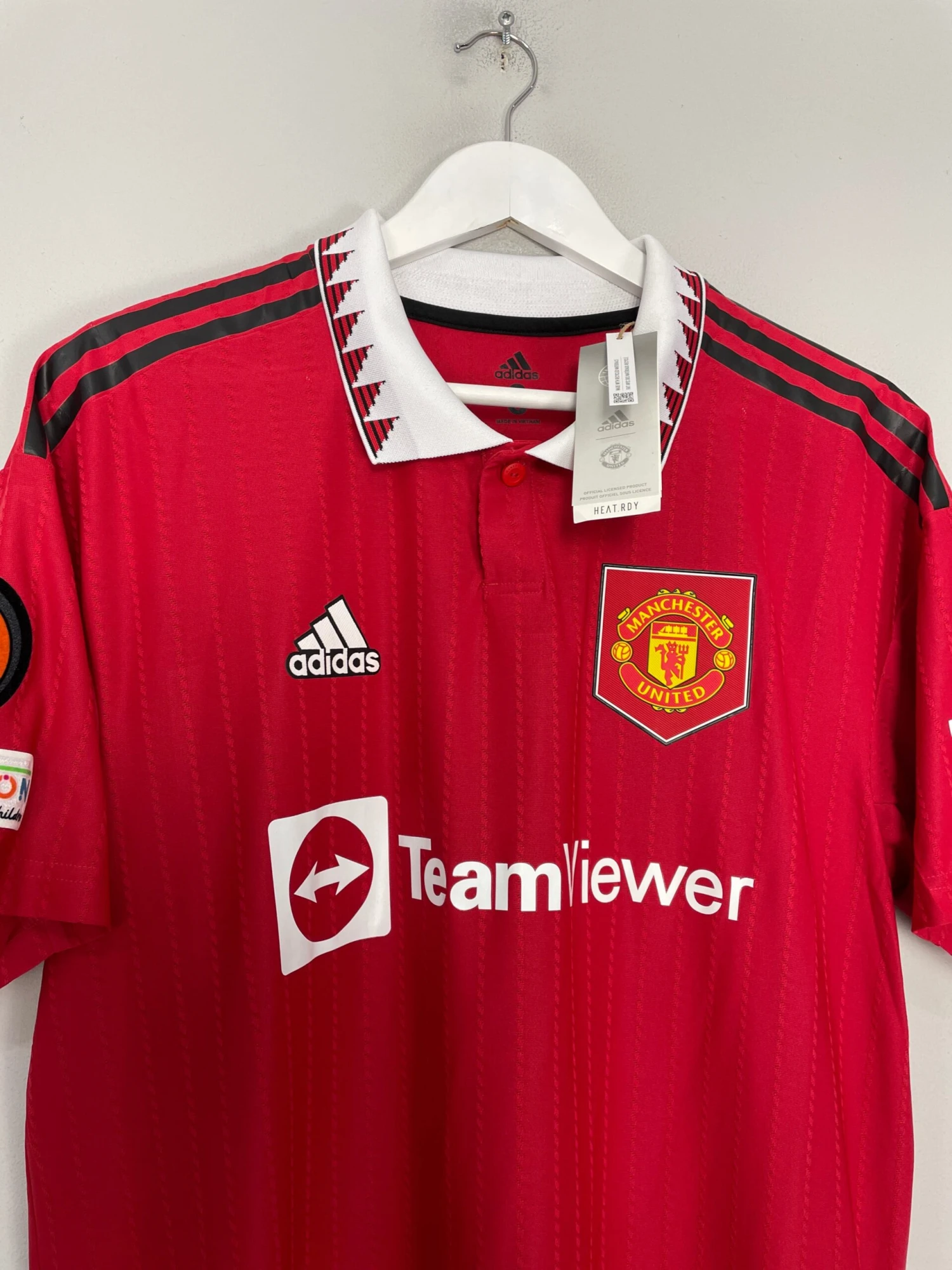 2022/23 MANCHESTER UNITED RONALDO #7 *BNWT* PLAYER ISSUE E/L HOME SHIRT (L) ADIDAS(2022 23 Manchester United Ronaldo 7 Bnwt Player Issue E L Home Shirt L Adidas) 6 2022/23 MANCHESTER UNITED RONALDO #7 *BNWT* PLAYER ISSUE E/L HOME SHIRT (L) ADIDAS(2022 23 Manchester United Ronaldo 7 Bnwt Player Issue E L Home Shirt L Adidas) - Image 4