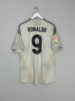 2009/10 REAL MADRID RONALDO #9 HOME SHIRT (L) ADIDAS(2009 10 Real Madrid Ronaldo 9 Home Shirt L Adidas678)