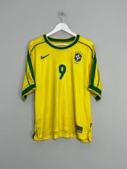 1998/00 BRAZIL RONALDO #9 HOME SHIRT (L) NIKE(1998 00 Brazil Ronaldo 9 Home Shirt L Nike) -Cultkits Shop IMG 9065 d40eb8fc abd2 4ec1 96eb afdf40f351d5