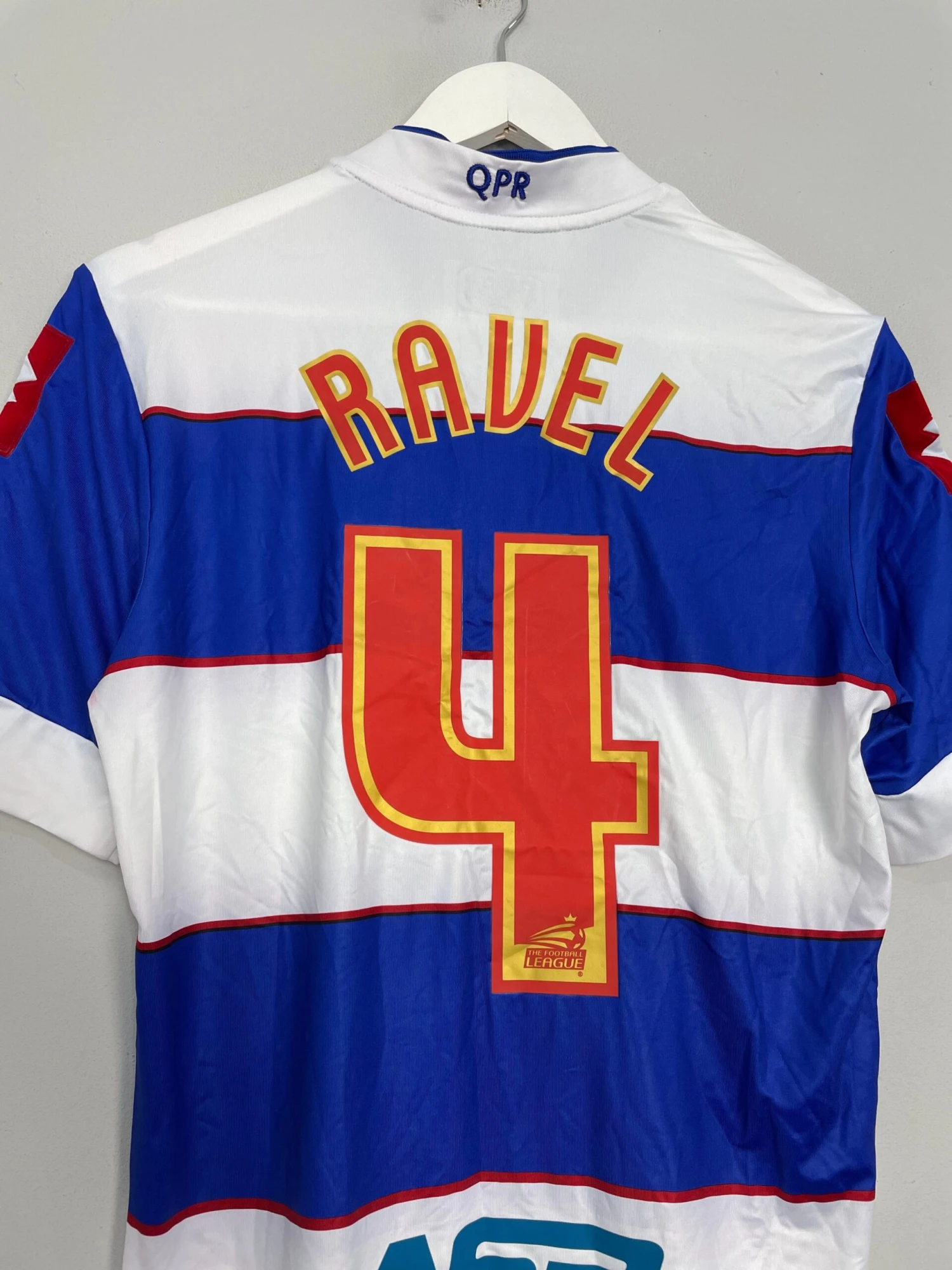 2013/14 QPR RAVEL #4 *MATCH ISSUE* HOME SHIRT (S) LOTTO(2013 14 Qpr Ravel 4 Match Issue Home Shirt S Lotto) 4 2013/14 QPR RAVEL #4 *MATCH ISSUE* HOME SHIRT (S) LOTTO(2013 14 Qpr Ravel 4 Match Issue Home Shirt S Lotto) - Image 2