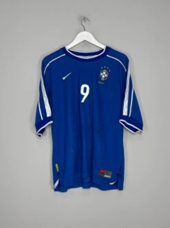 1998/00 BRAZIL RONALDO #9 AWAY SHIRT (L) NIKE(1998 00 Brazil Ronaldo 9 Away Shirt L Nike 98) -Cultkits Shop IMG 9188 51cdbbbc 0705 4128 9ab6 52ab55c9c022