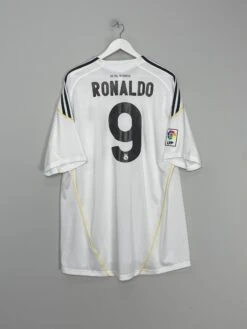 2009/10 REAL MADRID RONALDO #9 HOME SHIRT (XXL) ADIDAS(2009 10 Real Madrid Ronaldo 9 Home Shirt Xxl Adidas67)