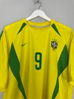 2002/04 BRAZIL RONALDO #9 HOME SHIRT (XL) NIKE(2002 04 Brazil Ronaldo 9 Home Shirt Xl Nike133) -Cultkits Shop IMG 9298 fc82a74e e578 431c b060 9c1a508fd0f6