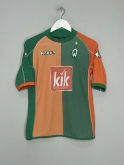 2005/06 WERDER BREMEN HOME SHIRT (M) KAPPA(2005 06 Werder Bremen Home Shirt M Kappa32423)
