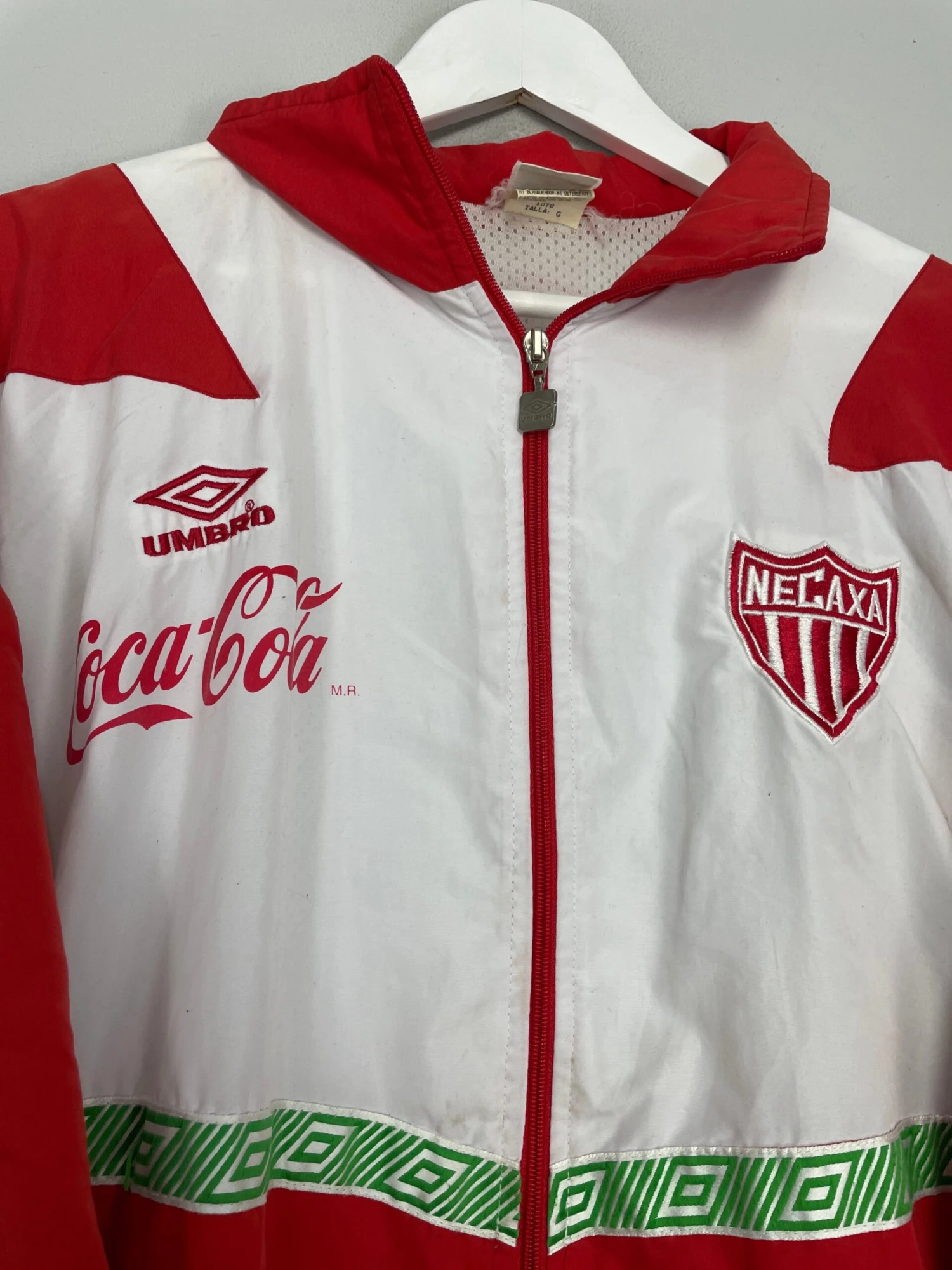 1995/96 NECAXA TRACK JACKET (L) UMBRO(1995 96 Necaxa Track Jacket L Umbro00) 4 1995/96 NECAXA TRACK JACKET (L) UMBRO(1995 96 Necaxa Track Jacket L Umbro00) - Image 2