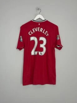 2011/12 MANCHESTER UNITED CLEVERLEY #23 HOME SHIRT (L) NIKE(2011 12 Manchester United Cleverley 23 Home Shirt L Nike55)