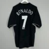 2003/05 MANCHESTER UNITED RONALDO #7 *STAND UP TO RACISM* AWAY SHIRT (M) NIKE(2003 05 Manchester United Ronaldo 7 Away Shirt M Nike788)