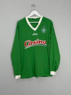 1998/99 SAINT ETIENNE L/S HOME SHIRT (XL) ASICS(1998 99 Saint Etienne L S Home Shirt Xl Asics13)