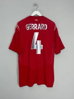 2004/06 ENGLAND GERRARD #4 AWAY SHIRT (XXL) UMBRO(2004 06 England Gerrard 4 Away Shirt Xxl Umbro4009)