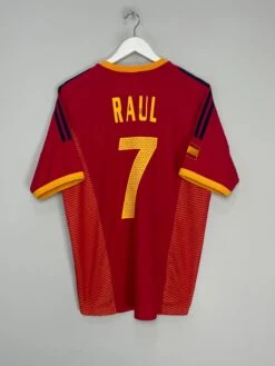2002/04 SPAIN RAUL #7 HOME SHIRT (M) ADIDAS(2002 04 Spain Raul 7 Home Shirt M Adidas4363)