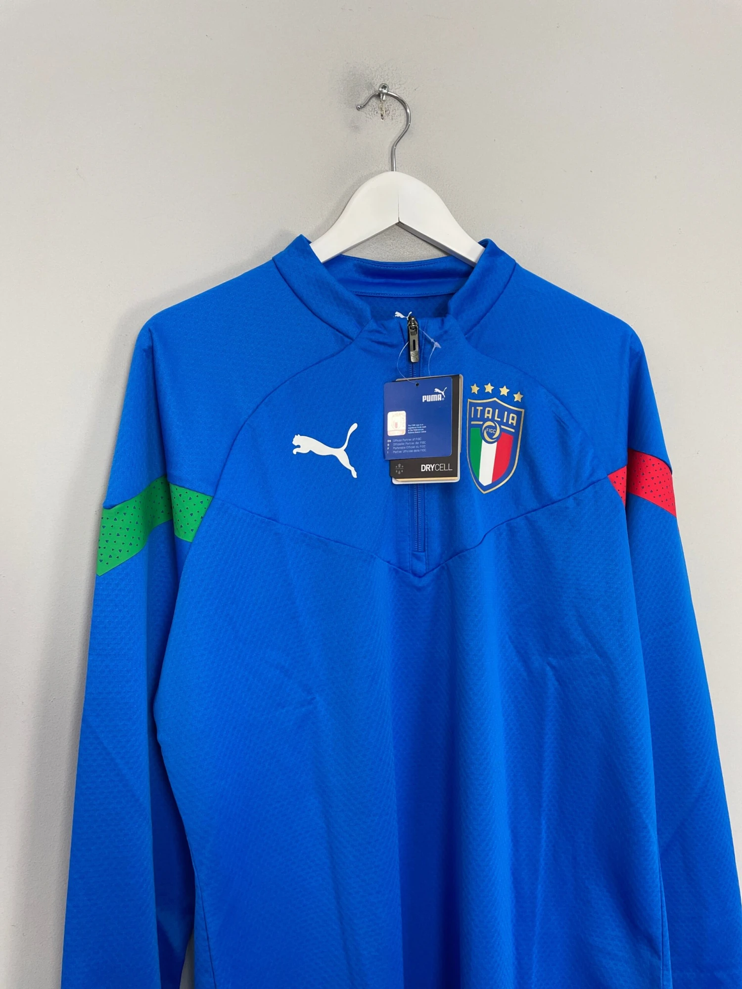 2022/23 Italy *BNWT* 1/4 Zip Training Jumper (Multiple Sizes) Puma(2022 23 Italy Bnwt 1 4 Zip Training Jumper Multiple Sizes Puma) 4 2022/23 Italy *BNWT* 1/4 Zip Training Jumper (Multiple Sizes) Puma(2022 23 Italy Bnwt 1 4 Zip Training Jumper Multiple Sizes Puma) - Image 2
