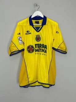 2002/03 VILLARREAL J.GALVAN #14 HOME SHIRT (L) KELME(2002 03 Villarreal J Galvan 14 Home Shirt L Kelme3623)