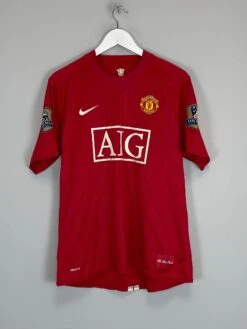 2007/09 MANCHESTER UNITED CARRICK #16 HOME SHIRT (L) NIKE(2007 09 Manchester United Carrick 16 Home Shirt L Nike 5) -Cultkits Shop IMG E1593