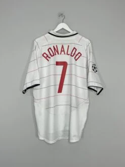 2003/04 MANCHESTER UNITED RONALDO #7 C/L AWAY SHIRT (XXXL) NIKE(2003 04 Manchester United Ronaldo 7 Cl Away Shirt Xxxl Nike 2)