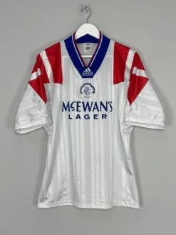 1992/94 RANGERS AWAY SHIRT (M) ADIDAS(1992 94 Rangers Away Shirt M Adidas2)