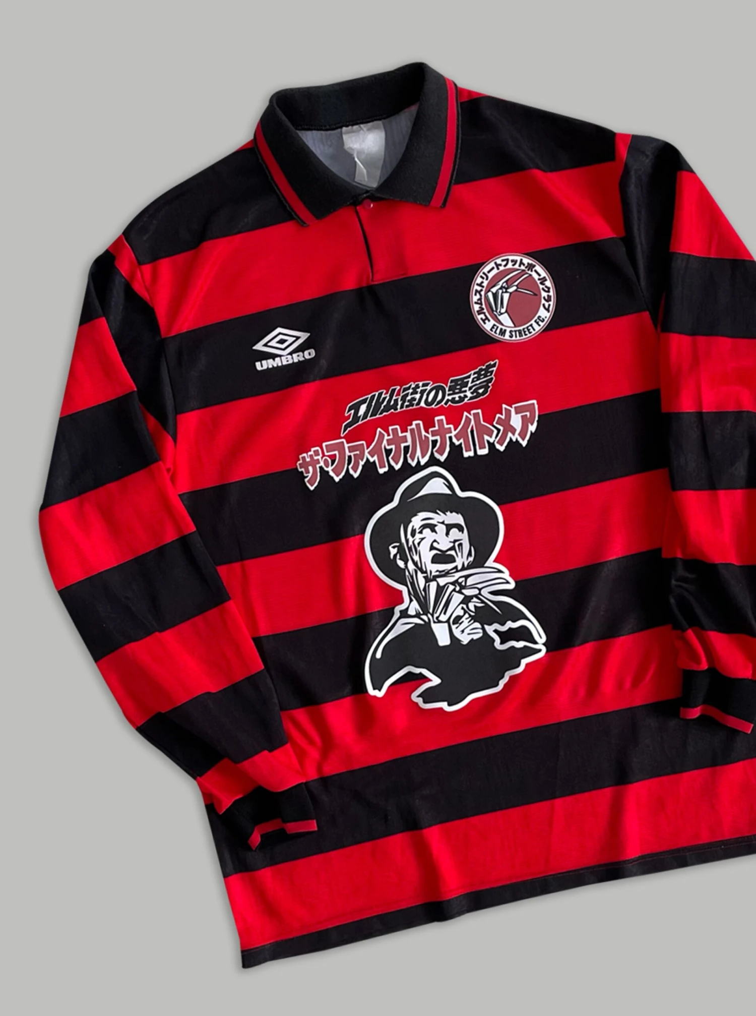 1992 CULT KITS X FREDDY'S DEAD JAPANESE MOVIE MASHUP (L) UMBRO(1992 Cult Kits X Freddys Dead Japanese Movie Mashup L Umbro) 4 1992 CULT KITS X FREDDY'S DEAD JAPANESE MOVIE MASHUP (L) UMBRO(1992 Cult Kits X Freddys Dead Japanese Movie Mashup L Umbro) - Image 2