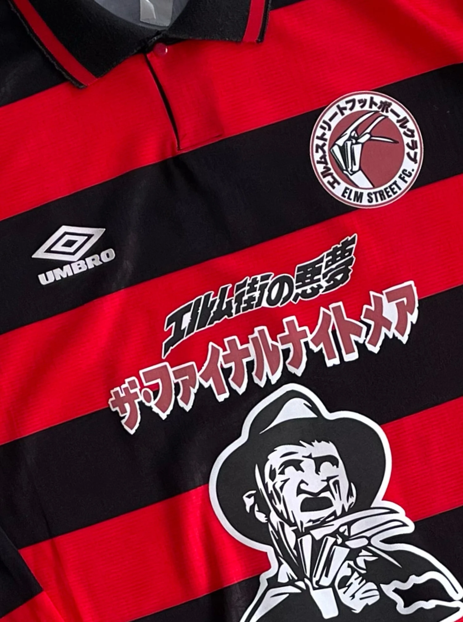 1992 CULT KITS X FREDDY'S DEAD JAPANESE MOVIE MASHUP (L) UMBRO(1992 Cult Kits X Freddys Dead Japanese Movie Mashup L Umbro) 5 1992 CULT KITS X FREDDY'S DEAD JAPANESE MOVIE MASHUP (L) UMBRO(1992 Cult Kits X Freddys Dead Japanese Movie Mashup L Umbro) - Image 3
