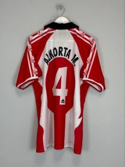 1997/98 ATHLETIC BILBAO ALKORTA M #4 *CENTENARY* HOME SHIRT (XL) KAPPA(1997 98 Athletic Bilbao Alkorta M 4 Centenary Home Shirt Xl Kappa)