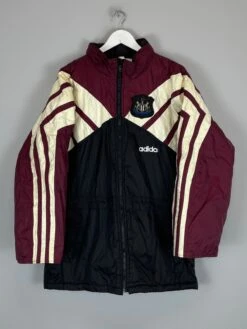 1995/96 NEWCASTLE UNITED BENCH COAT (M) ADIDAS(1995 96 Newcastle United Bench Coat M Adidas243)