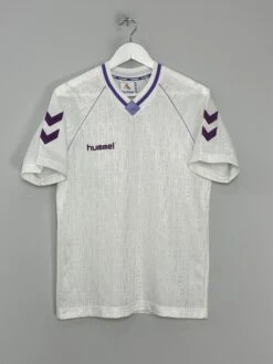 1990/91 REAL MADRID TEMPLATE HOME SHIRT (S) HUMMEL(1990 91 Real Madrid Template Home Shirt S Hummel)