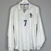1997/98 ITALY #7 L/S *PLAYER ISSUE* AWAY SHIRT (L) NIKE(1997 98 Italy 7 L S Player Issue Away Shirt L Nike)