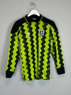 1988/90 ENGLAND GK SHIRT (S) UMBRO(1988 90 England Gk Shirt S Umbro5466)