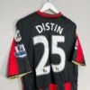 2015/16 BOURNEMOUTH DISTIN #25 *MATCH ISSUED + SIGNED* HOME SHIRT (L) JD(2015 2016 Bournemouth Distin 25 Match Issued Signed Home Shirt L Jd)