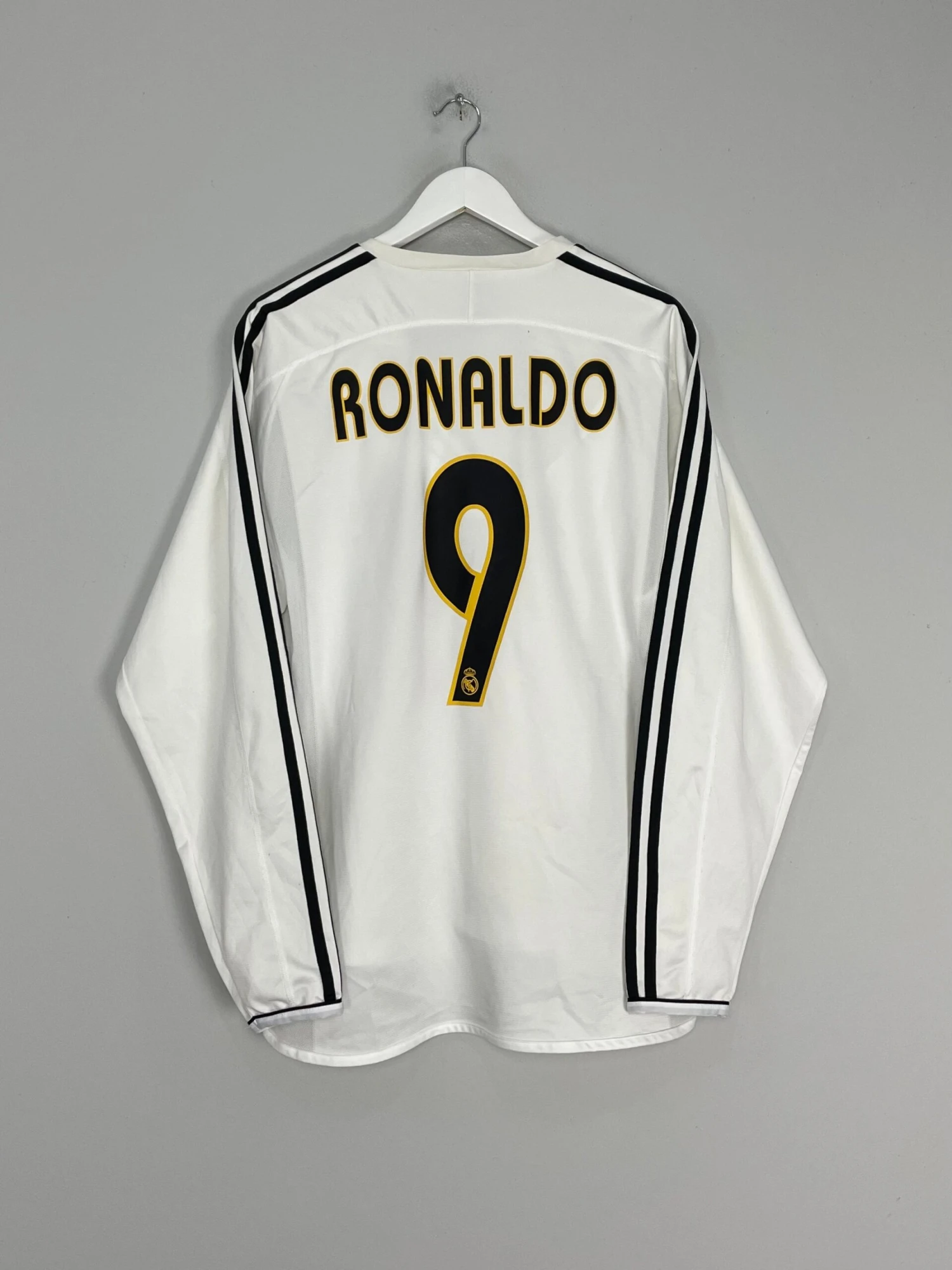 2004/05 REAL MADRID RONALDO #9 *PLAYER ISSUE* L/S HOME SHIRT (L) ADIDAS(2004 05 Real Madrid Ronaldo 9 Player Issue L S Home Shirt L Adidas664) 3 2004/05 REAL MADRID RONALDO #9 *PLAYER ISSUE* L/S HOME SHIRT (L) ADIDAS(2004 05 Real Madrid Ronaldo 9 Player Issue L S Home Shirt L Adidas664)