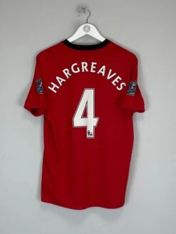 2009/10 MANCHESTER UNITED HARGREAVES #4 HOME SHIRT (M) NIKE(2009 10 Manchester United Hargreaves 4 Home Shirt M Nike347)
