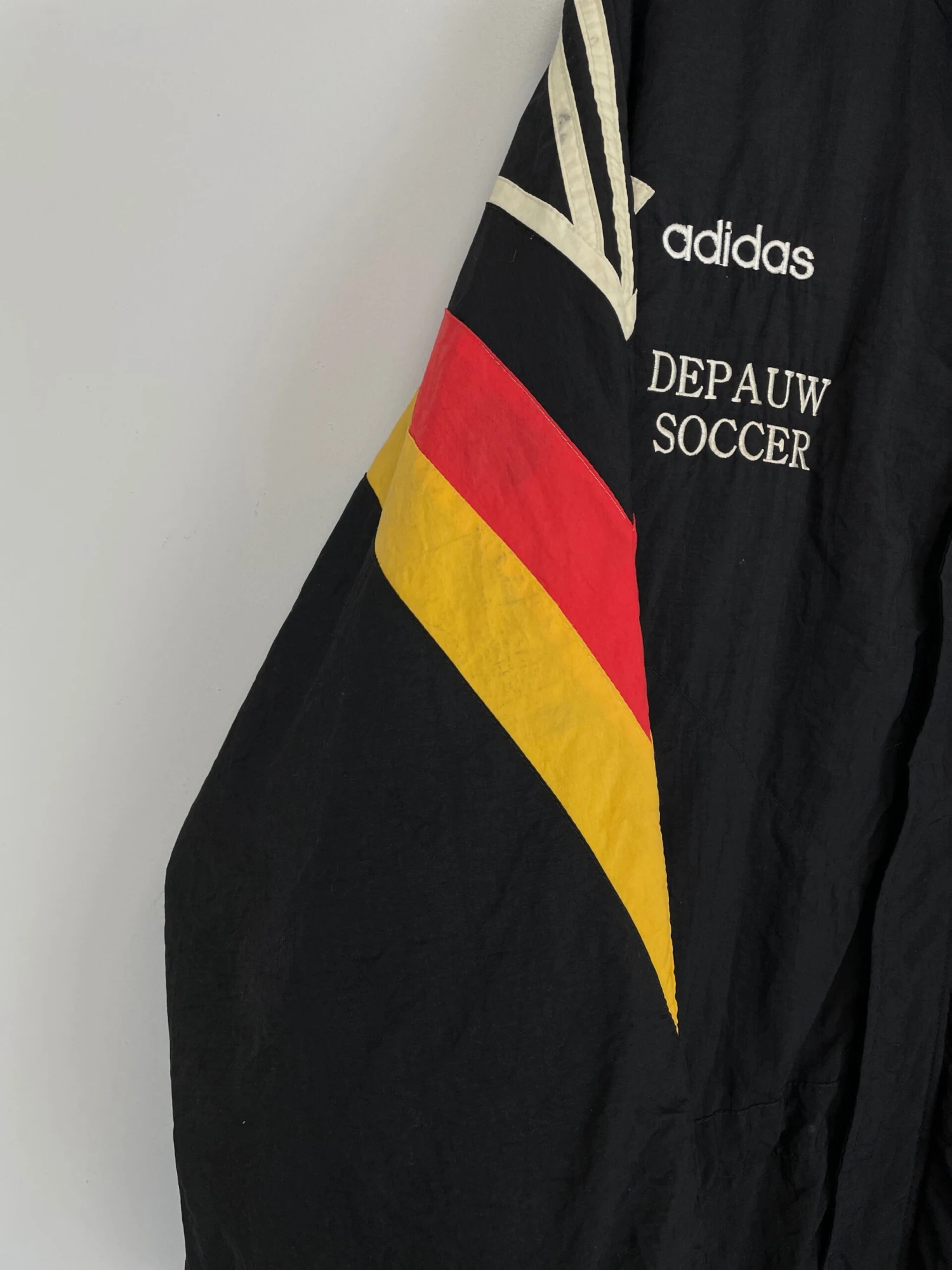 1992 GERMANY BENCH COAT (L) ADIDAS(1992 Germany Bench Coat L Adidas2356) 5 1992 GERMANY BENCH COAT (L) ADIDAS(1992 Germany Bench Coat L Adidas2356) - Image 3