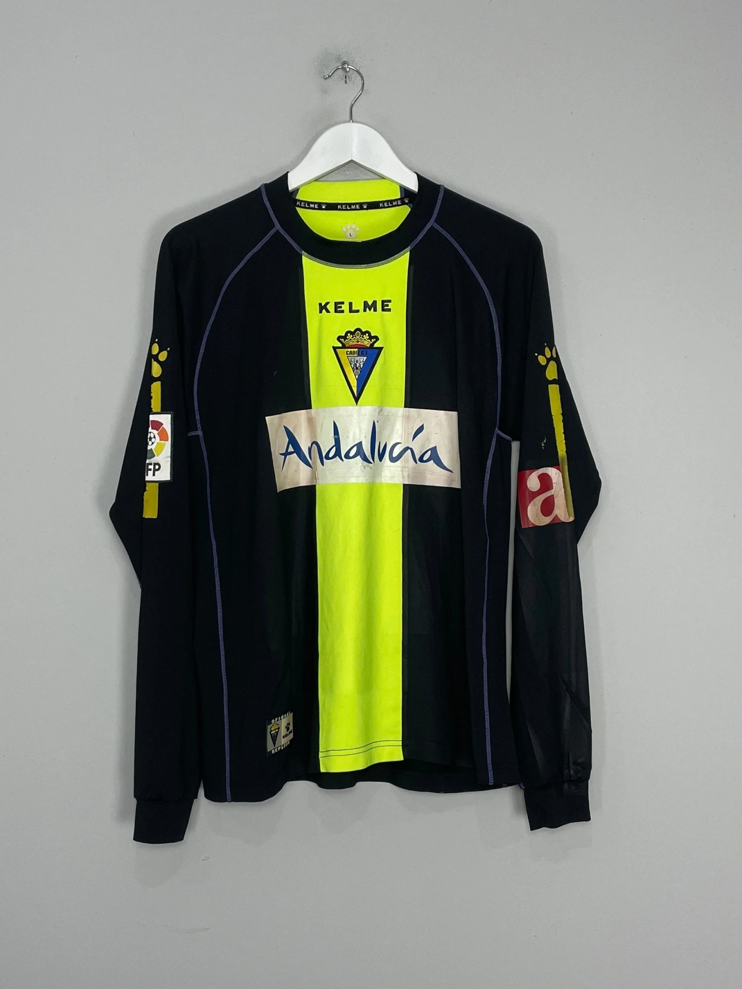 2007/08 CADIZ FC R.NAVAS #13 L/S *MATCH ISSUE* GK SHIRT (L) KELME(2007 08 Cadiz Fc R Navas 13 L S Gk Shirt L Kelme) 5 2007/08 CADIZ FC R.NAVAS #13 L/S *MATCH ISSUE* GK SHIRT (L) KELME(2007 08 Cadiz Fc R Navas 13 L S Gk Shirt L Kelme) - Image 3