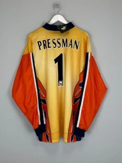 1997/98 SHEFFIELD WEDNESDAY PRESSMAN #1 *BNWT* GK SHIRT (XL) PUMA(1997 98 Sheffield Wednesday Pressman 1 Bnwt Gk Shirt Xl Puma124)