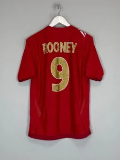 2006/08 ENGLAND ROONEY #9 AWAY SHIRT (S) UMBRO(2006 08 England Rooney 9 Away Shirt S Umbro124)