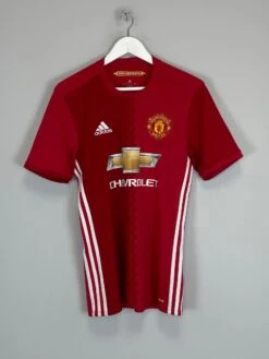 2016/17 MANCHESTER UNITED HOME SHIRT (S) ADIDAS(2016 17 Manchester United Home Shirt S Adidas5757)