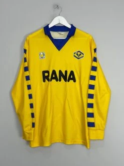 1991/92 HELLAS VERONA #7 L/S AWAY SHIRT (L) UHLSPORT(1991 92 Hellas Verona 7 L S Away Shirt L Uhlsport64)